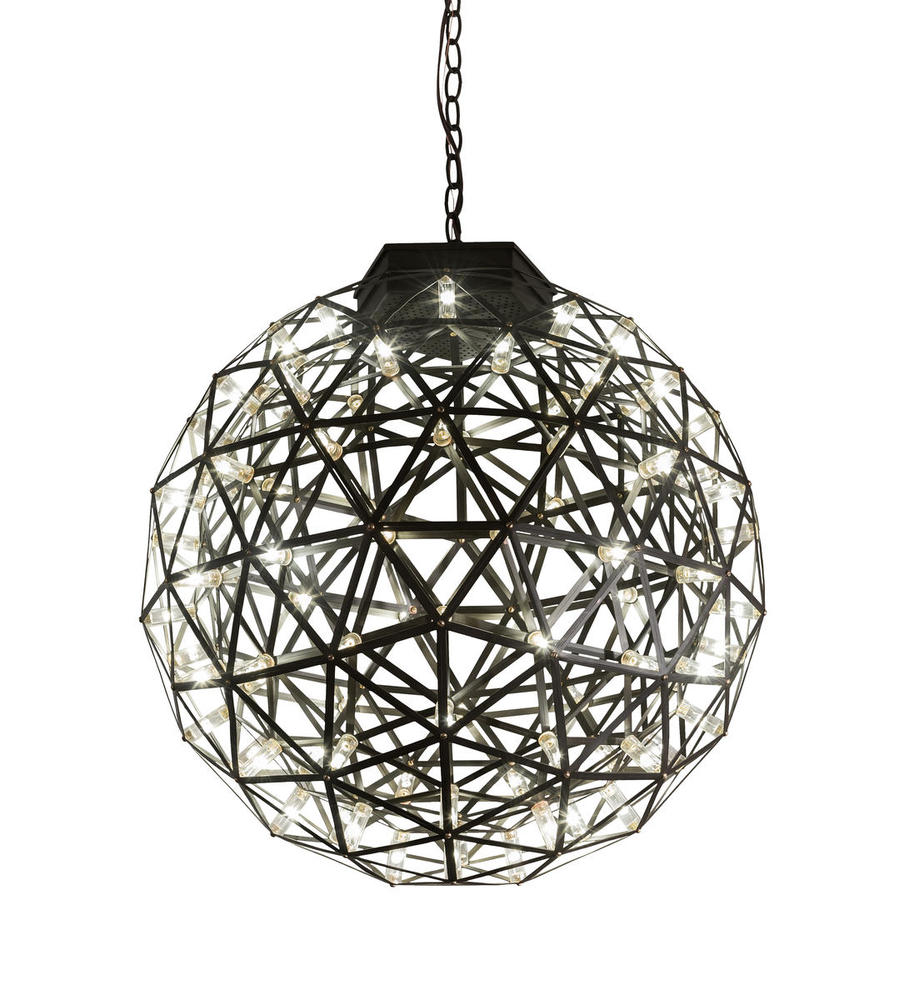 24"W Geosphere Pendant
