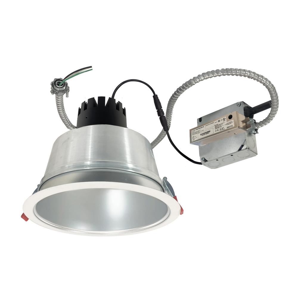 8" Sapphire III Retrofit, Haze Reflector/Matte Powder White Flange, 120V; Phase Dimming, 900lm /