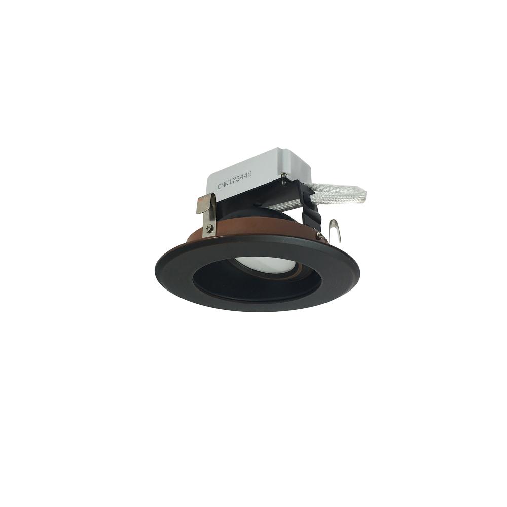 4" Cobalt Adjustable LED Retrofit, 1000lm / 12W, 3500K, Bronze Reflector / Bronze Flange