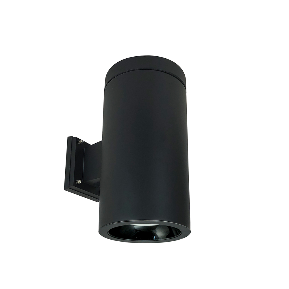 6" Cobalt Wall Mount Cylinder, Black, 750L, 3500K, Black/Black Reflector, 120V Triac/ELV/0-10V &