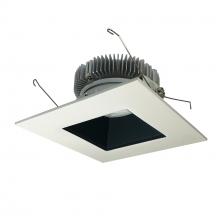 Nora NLCB2-6561540BW - 6" Cobalt Dedicated High Lumen Square/Square, 1500lm, 4000K, Black Reflector / White Flange