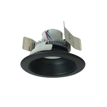 Nora NLCBC2-55227BB/ALE4 - 5" Cobalt Click Round Retrofit Baffle, 750lm / 10W, 2700K, Black Baffle / Black Flange, 120-277V