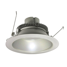 Nora NLCBC2-65140HZW/ALE4EM - 6" Cobalt Click Round Retrofit Reflector, 750lm / 10W, 4000K, Haze Reflector / White Flange,
