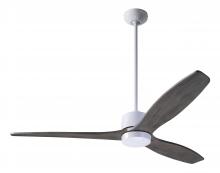 Modern Fan Co. ARB-GW-54-GY-NL-CC - Arbor DC Fan; Gloss White Finish; 54" Graywash Blades; No Light; Wall/Remote Combo Control
