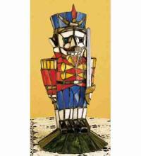 Meyda Blue 18469 - 15" High Nutcracker Accent Lamp