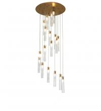 Meyda Blue 248697 - 36" Wide Cilindro 18 Light Cascading Pendant