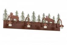 Meyda Blue 29471 - 35"W Wandering Moose 4 LT Vanity Hardware
