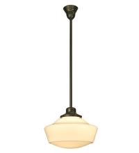 Meyda Blue 29944 - 16"W Revival Schoolhouse W/Traditional Globe Pendant