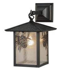 Meyda Blue 41177 - 9"W Seneca Winter Pine Hanging Wall Sconce