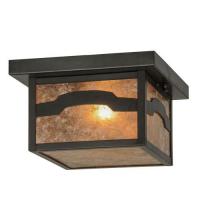 Meyda Blue 45950 - 10"Sq Hyde Park Mountain View Flushmount