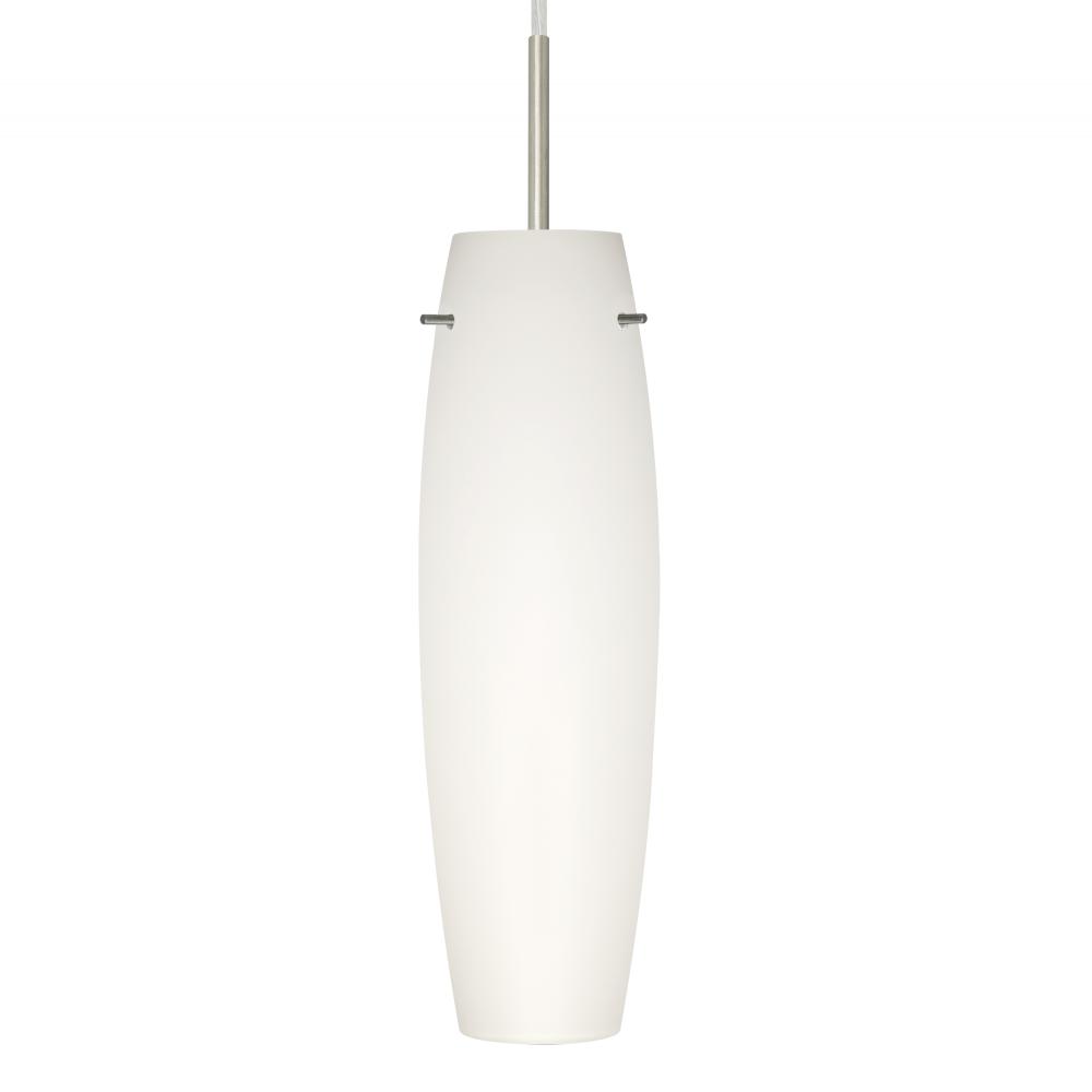 Besa Suzi 11 Pendant Satin Nickel Opal Matte 1x9W LED