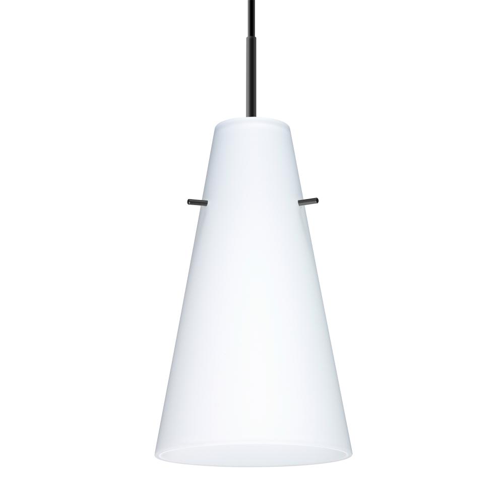 Besa Cierro Pendant For Multiport Canopy Black Opal Matte 1x100W MAX E26 Base
