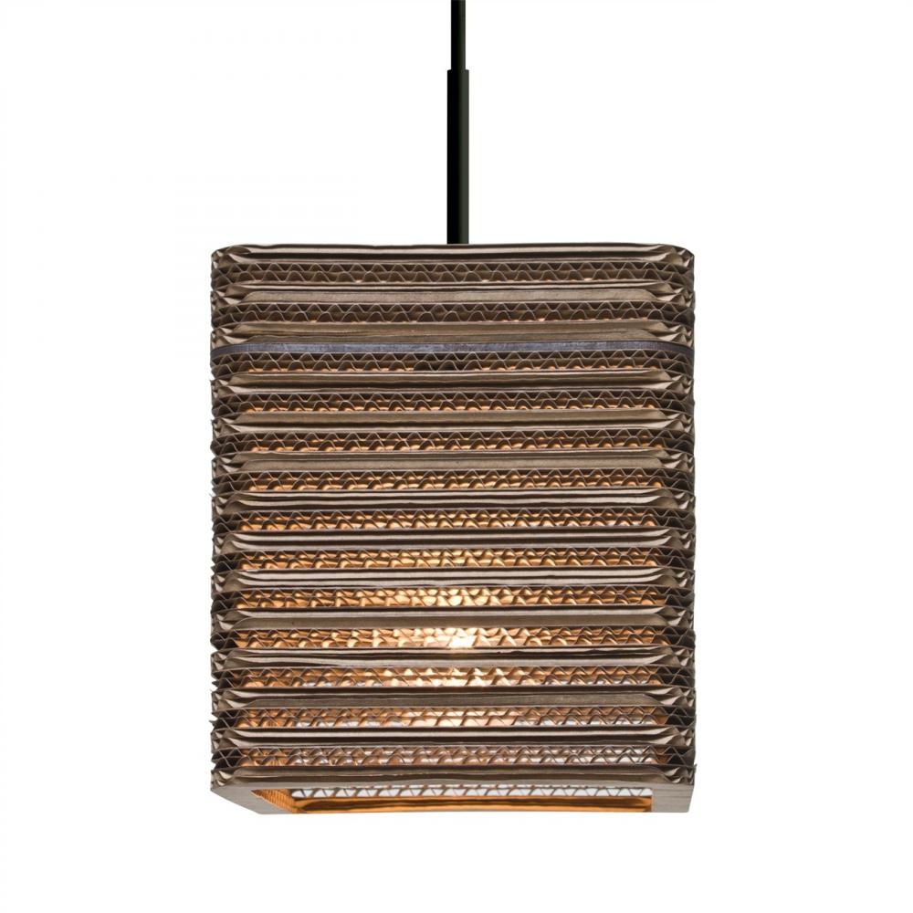 Besa, Kirk 6 Cord Pendant For Multiport Canopies, Black Finish, 1x9W LED