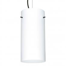 Besa Lighting 1KX-412007-BK - Besa Cable Pendant Stilo 12 Black Opal Matte 1x150W MAX MAX E26 Base