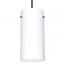 Besa Lighting J-412007-BK - Besa Cord Pendant For Multiport Canopy Stilo 12 Black Opal Matte 1x150W A21
