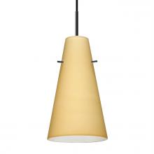 Besa Lighting J-4124VM-BK - Besa Cierro Pendant For Multiport Canopy Black Vanilla Matte 1x100W MAX E26 Base