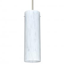 Besa Lighting J-493019-LED-SN - Besa Stilo 9 LED Pendant For Multiport Canopy Carrera Satin Nickel 1x9W LED