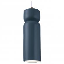 Justice Design Group CER-6510-MID-ABRS-WTCD-LED1-700 - Tall Hourglass LED Pendant