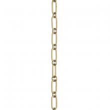 Progress P8756-191 - Accessory Chain - 48" of 9 Gauge Chain in Brushed Gold