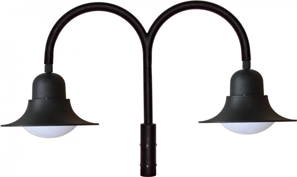 DROP LIGHT POST TOP FIX 2 X 70W MH MT