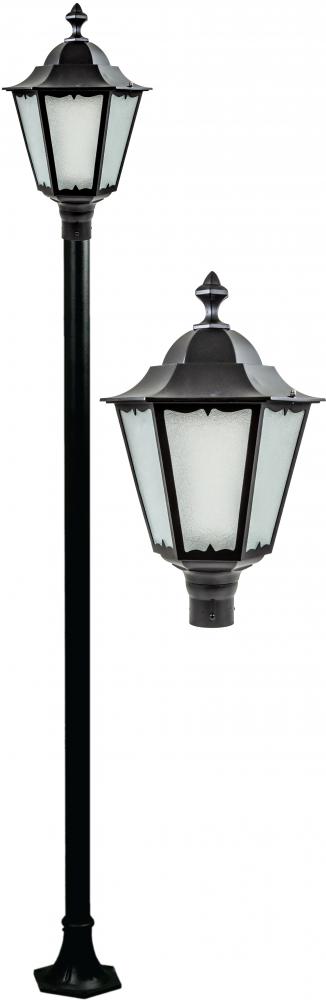 CAST ALUM LANTERN POST FIXTURE 70 WATT HPS MT
