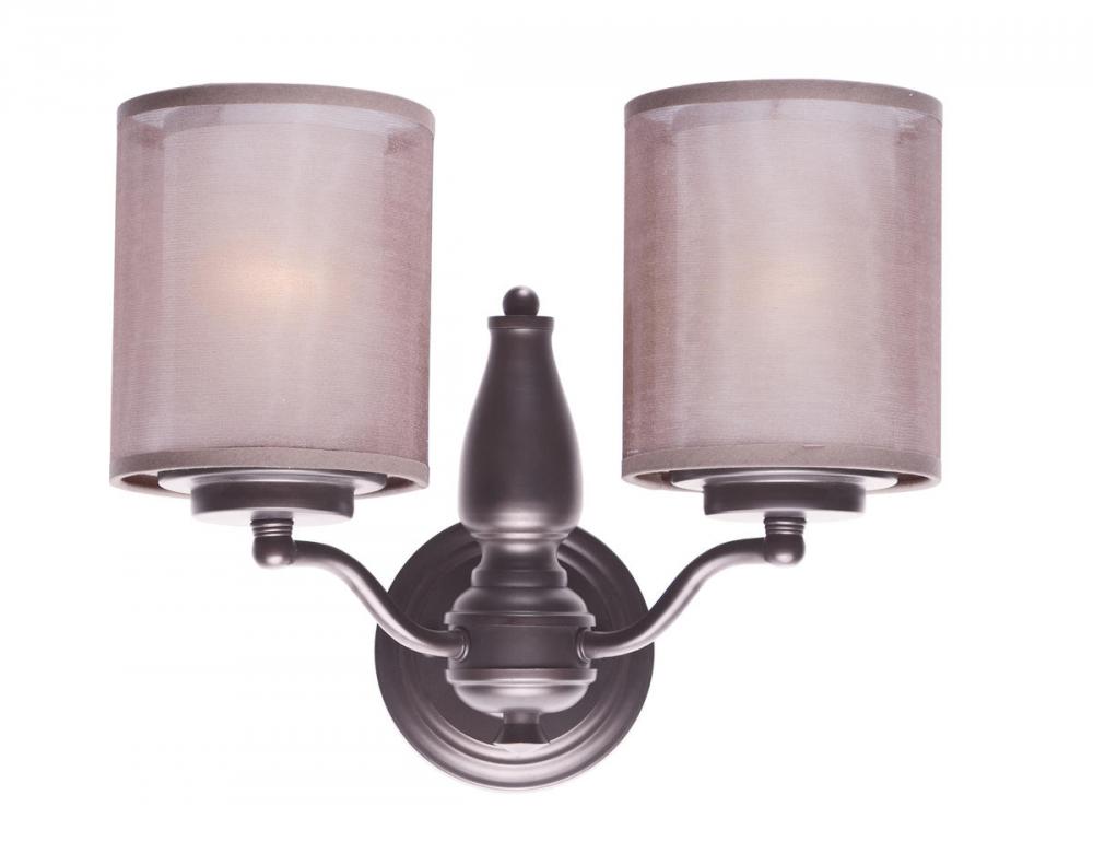 Lucid 2-Light Wall Sconce
