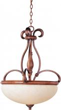 Maxim 30473FLWW - Hyde Park-Invert Bowl Pendant