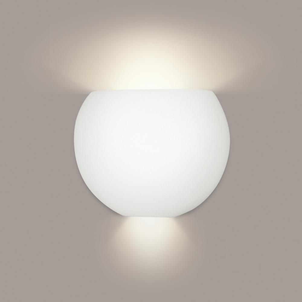 Curacoa Wall Sconce: Poppy Orange (E26 Base Dimmable LED (Bulb included))