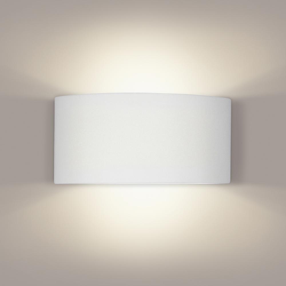 Nicosia Wall Sconce: Fleet Blue (Wet Sealed Top, E26 Base LED (Bulb included))