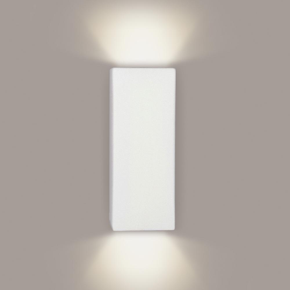 Flores Wall Sconce: Chromium Green Marble (Wet Sealed Top, E26 Base LED (Bulb included))