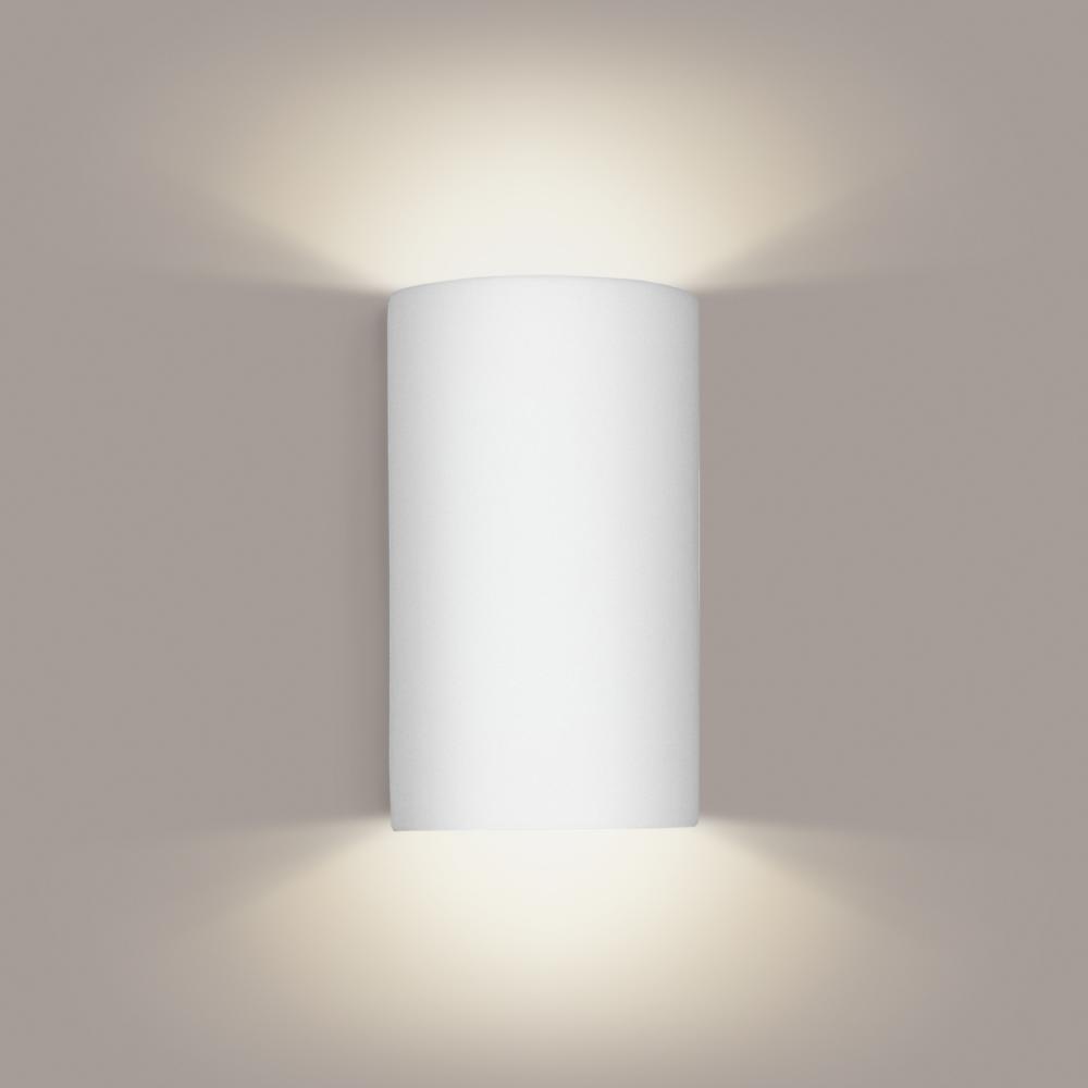 Tenos Wall Sconce: Colonial Pewter (Wet Sealed Top, E26 Base LED (Bulb included))