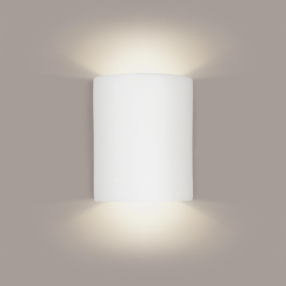 Tilos Wall Sconce: Harness Leather (Wet Sealed Top, E26 Base LED (Bulb included))