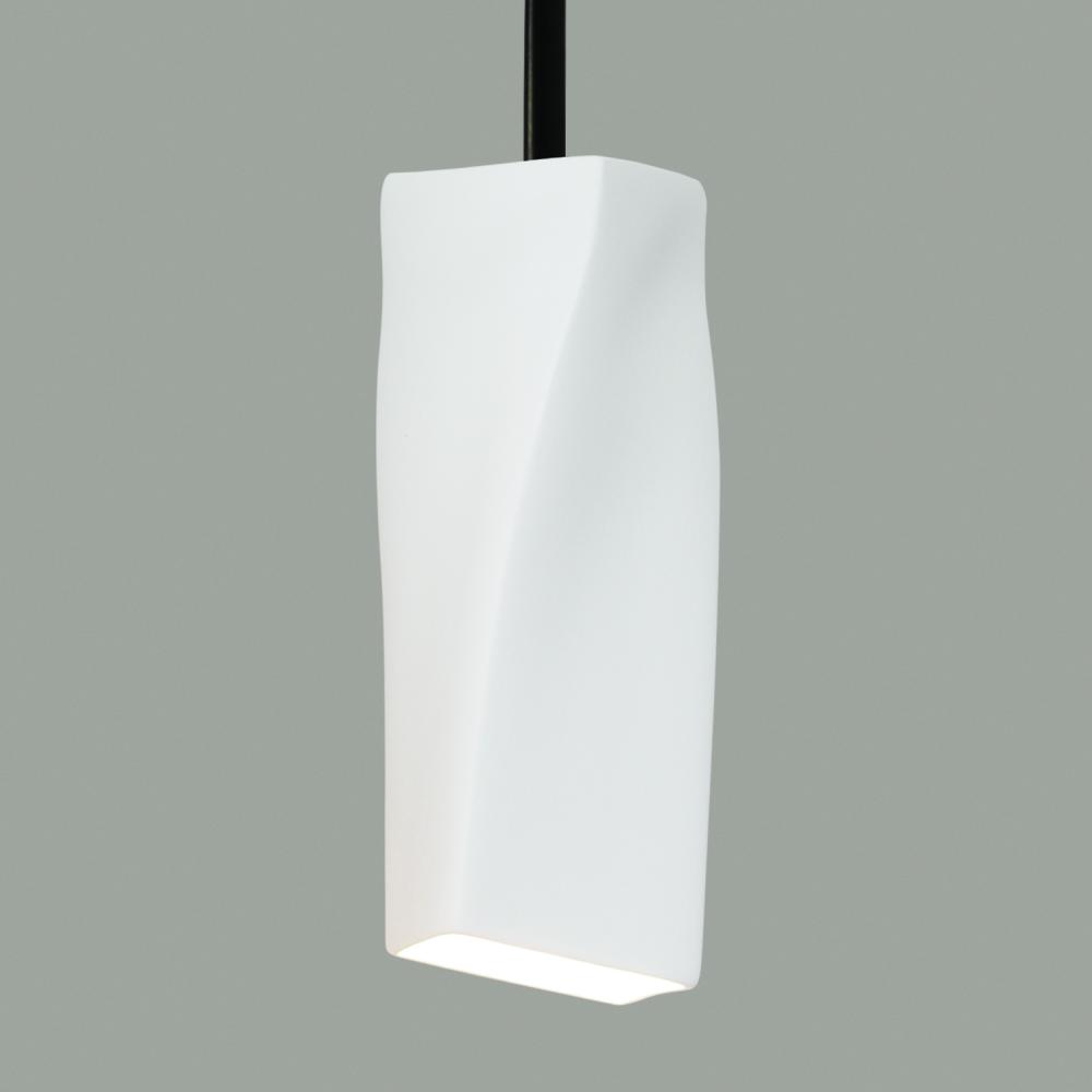 Twister Mini Pendant: Bisque