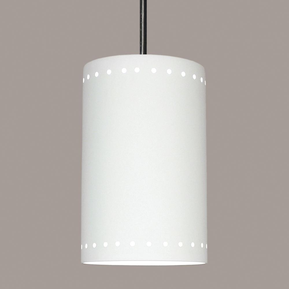Gran Delos Pendant: Chromium Green Marble (Black Cord & Canopy)