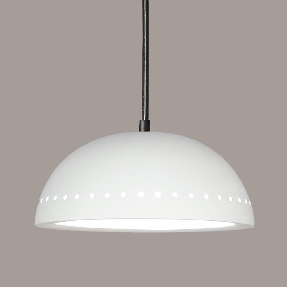 Gran Cyprus Pendant: Rich Earth (Black Cord & Canopy)
