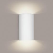 A-19 203-WETST-1LEDE26-M10 - Tenos Wall Sconce: Colonial Pewter (Wet Sealed Top, E26 Base LED (Bulb included))