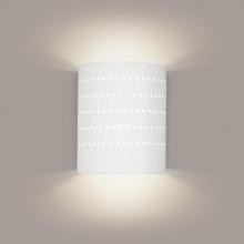 A-19 210-1LEDE26 - Samos Wall Sconce: Bisque with LED bulb included