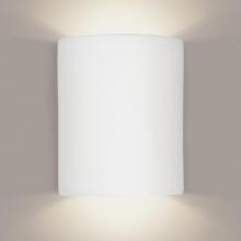 A-19 222-WETST-2LEDE26-MB - Great Tilos Wall Sconce: Matte Black (Wet Sealed Top, E26 Base LED (Bulb included))