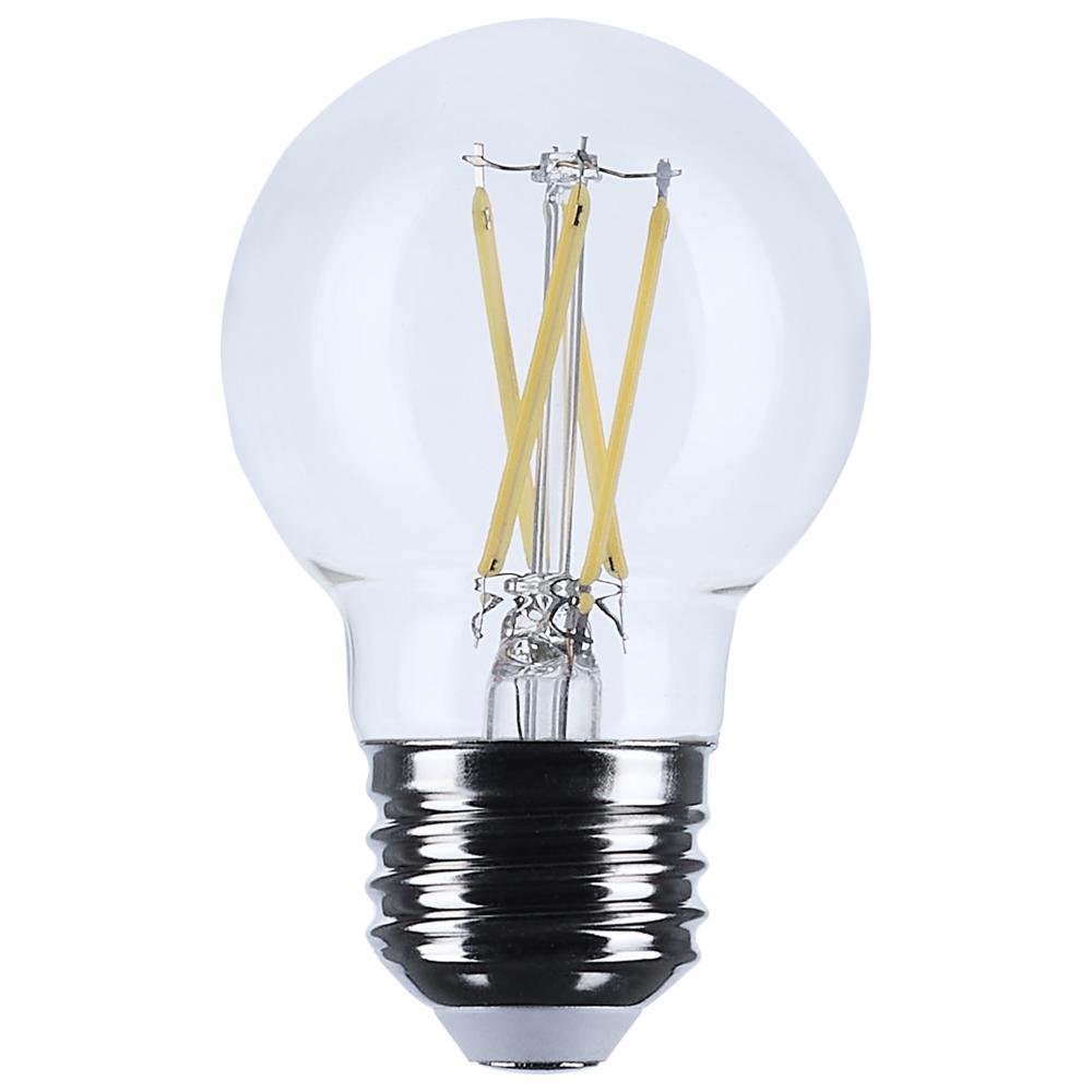 4 Watt G16.5 LED; Medium Base; Clear; 5000K CCT; 120 Volt