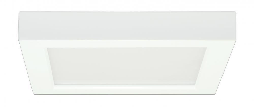 Blink - 13.5W- 7" Surface Mount LED - 5000K- Square Shape - White Finish - 120V
