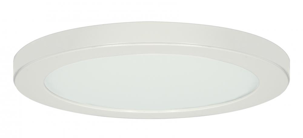 Blink - 25W- 13" Surface Mount LED - 3000K- Round Shape - White Finish - 120V