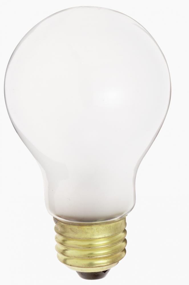 40 Watt A19 Incandescent; White; 1000 Average rated hours; 327 Lumens; Medium base; 230 Volt