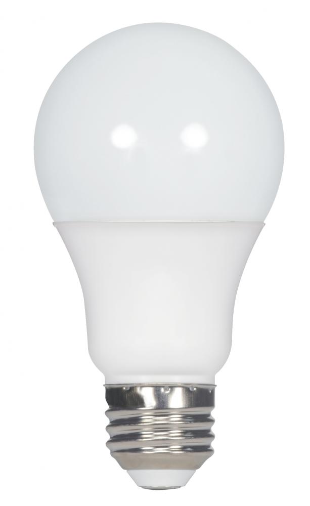 10 watt; A19 LED; 3000K; Medium base; 220' beam spread; 90CRI; 120 volts; 4-Pack