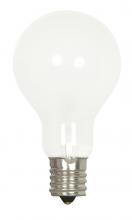 Satco Products Inc. S2745 - 40 Watt A15 Incandescent; Frost; Appliance Lamp; 1000 Average rated hours; 420 Lumens; Intermediate