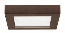 Satco Products Inc. S29326 - Blink - 10.5W- 5.5" Surface Mount LED - 2700K- Square Shape - Bronze Finish - 120V
