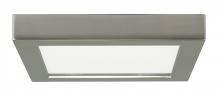 Satco Products Inc. S29333 - Blink - 13.5W- 7" Surface Mount LED - 2700K- Square Shape - Brushed Nickel Finish - 120V