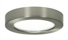 Satco Products Inc. S29359 - Blink - 10.5W- 5.5" Surface Mount LED - 3000K- Round Shape - Brushed Nickel Finish - 120V