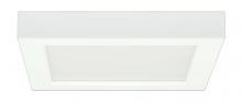 Satco Products Inc. S29361 - Blink - 13.5W- 7" Surface Mount LED - 5000K- Square Shape - White Finish - 120V
