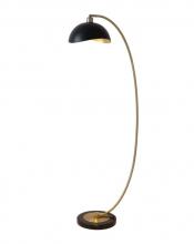 Nova 2110744BG - Luna Bella Chairside Arc Lamp, Black Gold