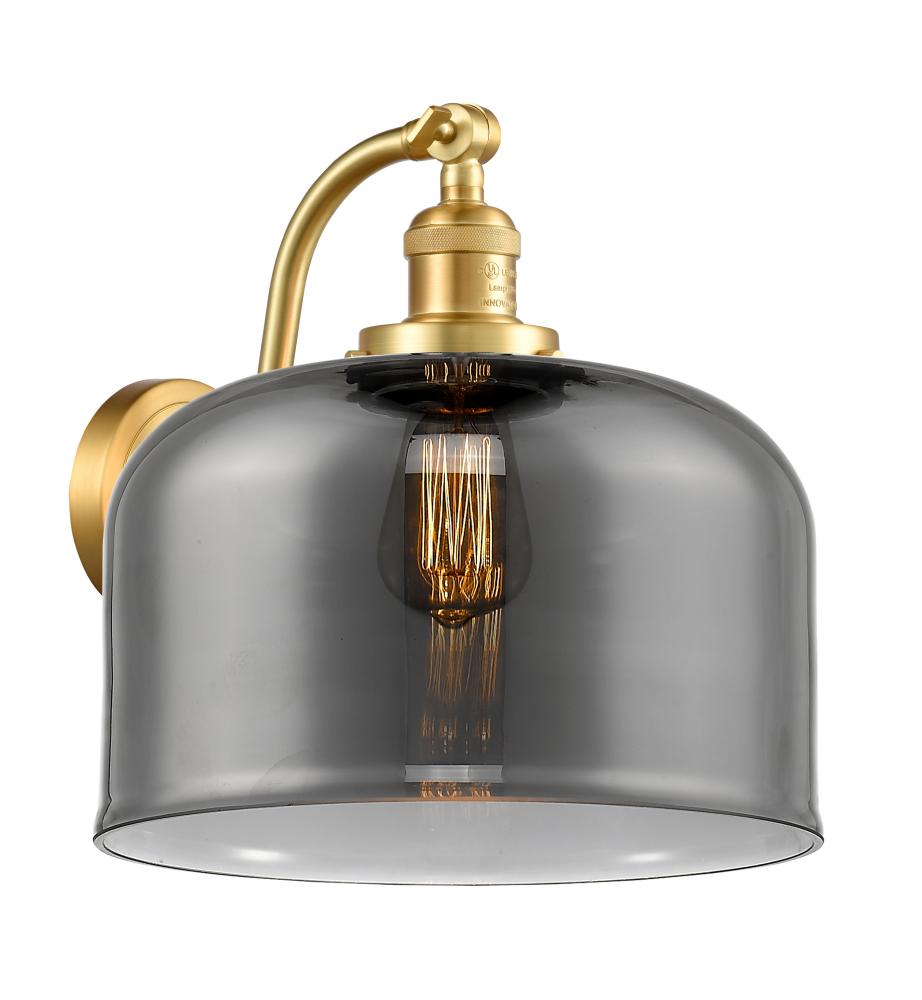 Bell - 1 Light - 12 inch - Satin Gold - Adjustable Sconce